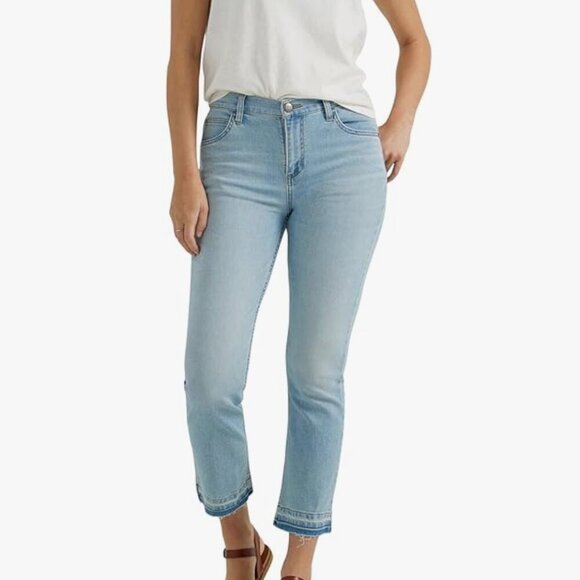 NWT Lee womens mid rise Legendary Capri Jean - Picture 4 of 9